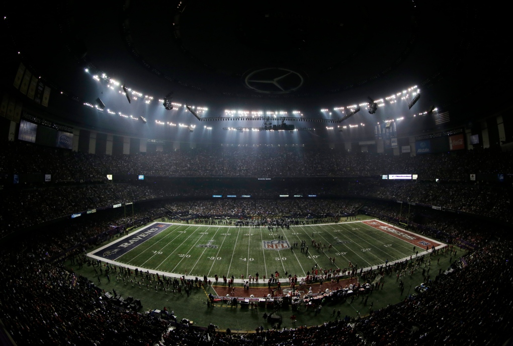 Super Bowl Superdome power outage New Orleans