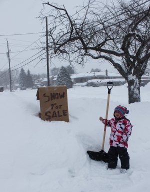 Snow for sale