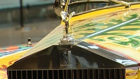The John Lennon Rolls Royce is on display at the Royal BC Museum. Jan. 11, 2011. (CTV)