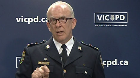 Victoria Police Chief Jamie Graham is shown in this file image. (CTV)