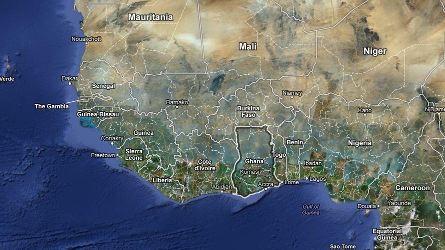 Ghana map
