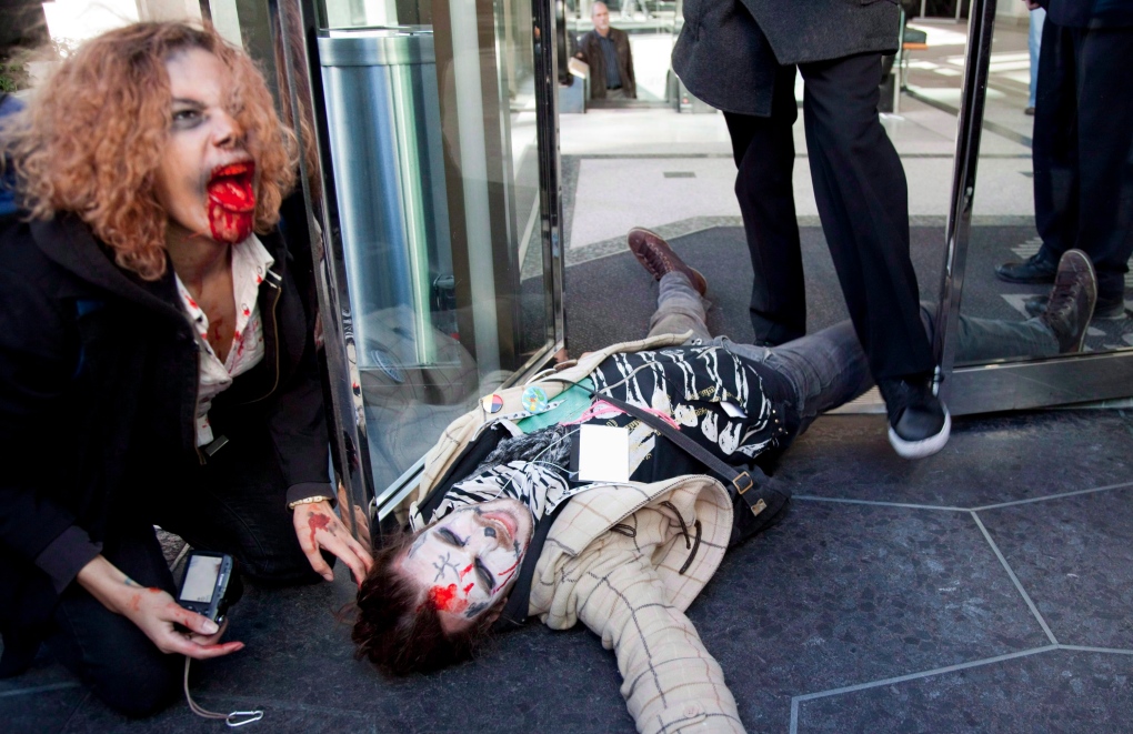 Mock 'zombie attack' cancelled in Quebec