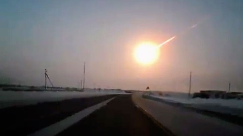 Surprise meteor shocks Russia