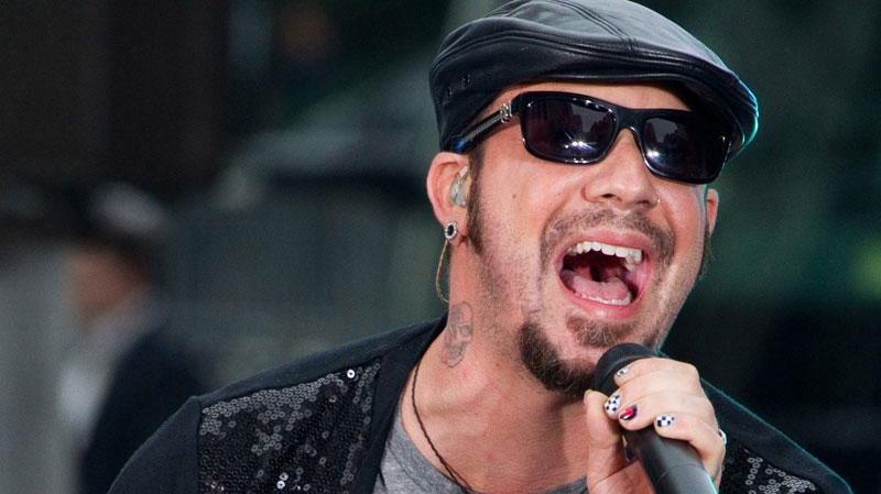 Singer A. J. McLean of the Backstreet Boys performs on CBS News' "The Early Show" in New York on May 24, 2010. (AP / Charles Sykes)