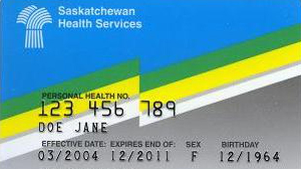 Saskatchewan health card