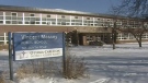 Vincent Massey Public School in Ottawa was closed after a nearby watermain break cut off water to the school, Monday, Jan. 17, 2011.