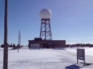 The Environment Canada radar station is seen in Exeter, Ont. on Thursday, Feb. 21, 2013. (Scott Miller / CTV London)
