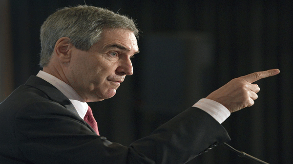 Federal Liberal Leader Michael Ignatieff delivers a speech to the Youth Chamber of Commerce as part of his national "20/11" tour. Thursday, January 20, 2011 in Montreal.THE CANADIAN PRESS/Ryan Remiorz