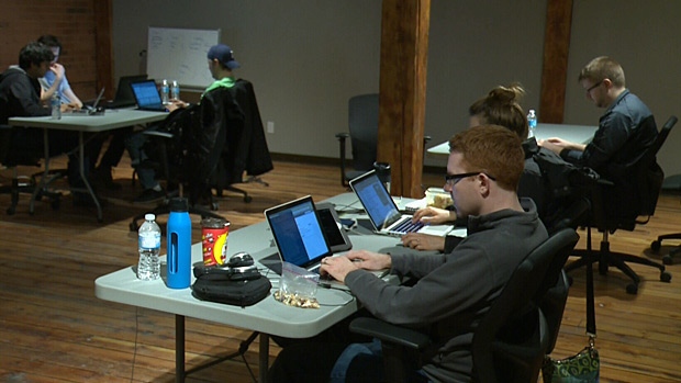 Startup Edmonton's hackathon