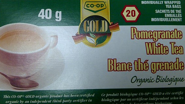 Co-Op Gold Organic Pomegranate White tea
