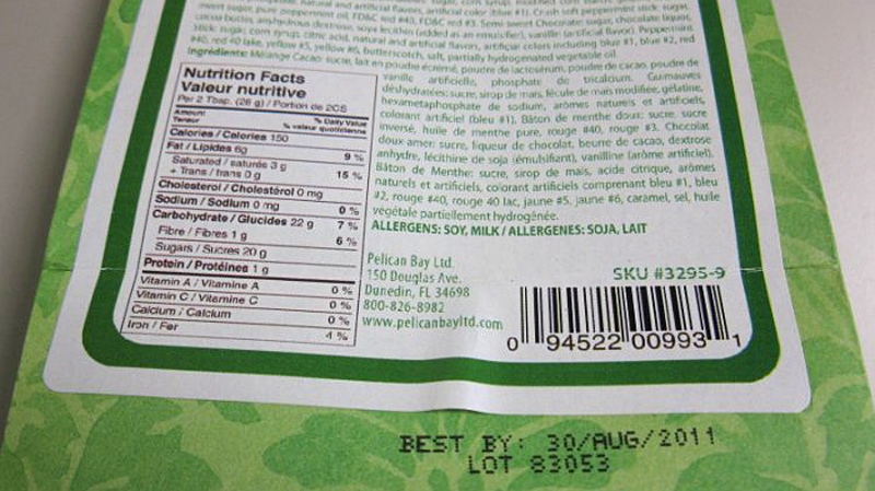 The affected product, which has been distributed at shoppers Drug Mart stores across Canada, contains almonds which are not declared on the label.