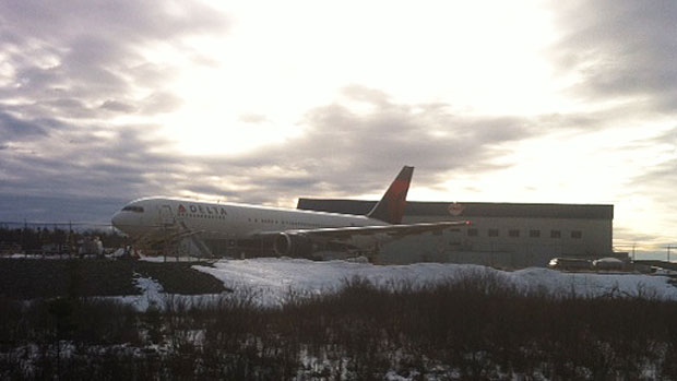 This Delta Airlines flight made an emergency landing in Halifax Wednesday night. There were no injuries among the 139 passengers and crew.