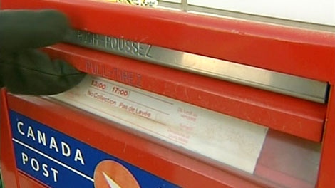 Canada Post mail box