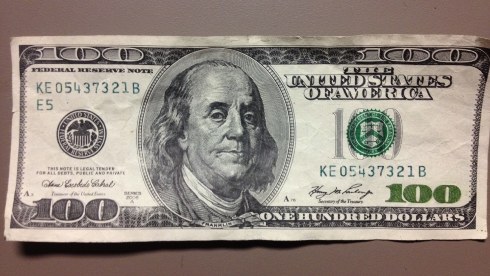 Fake $100 bill
