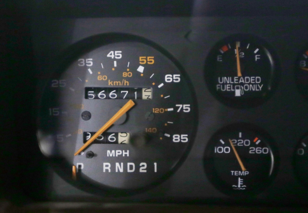 Car speedometer 