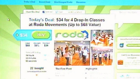British Columbians are signing up in droves to grab a chance at a bargain through group shopping websites like Groupon. Jan. 25, 2010. (CTV)