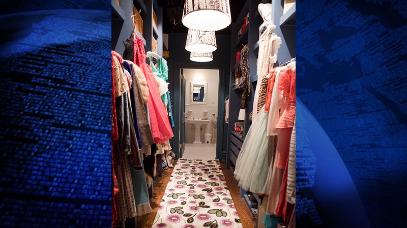 Carrie Bradshaw's closet from 'Sex and the City.'