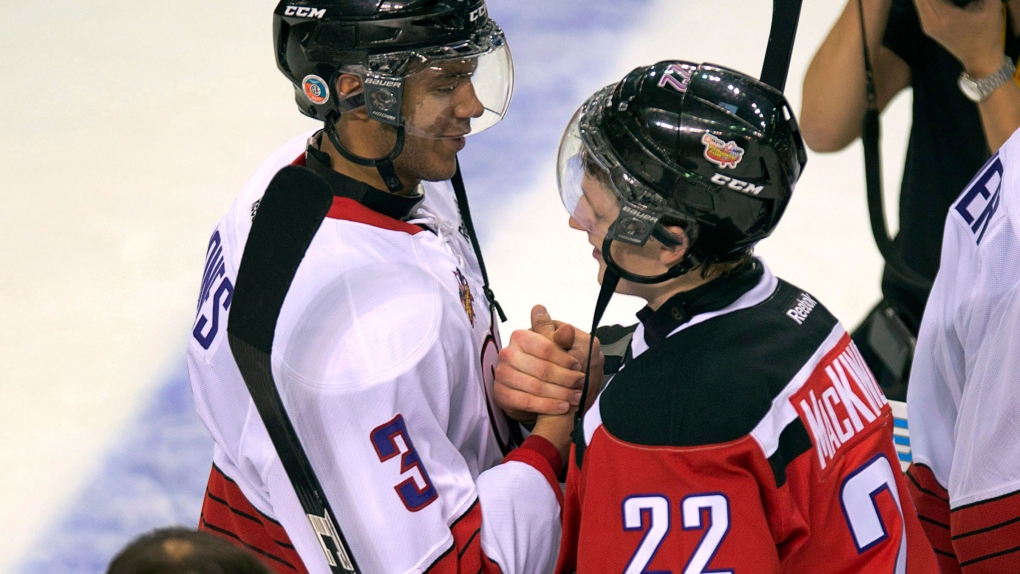 Hockey group warns about aggressive handshakes