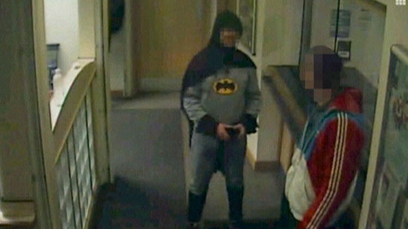 Batman brings in suspected burglar England 