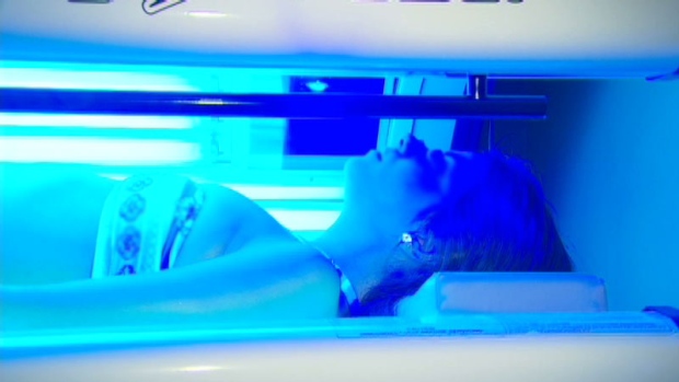Province launches campaign warning of tanning bed dangers | CTV News