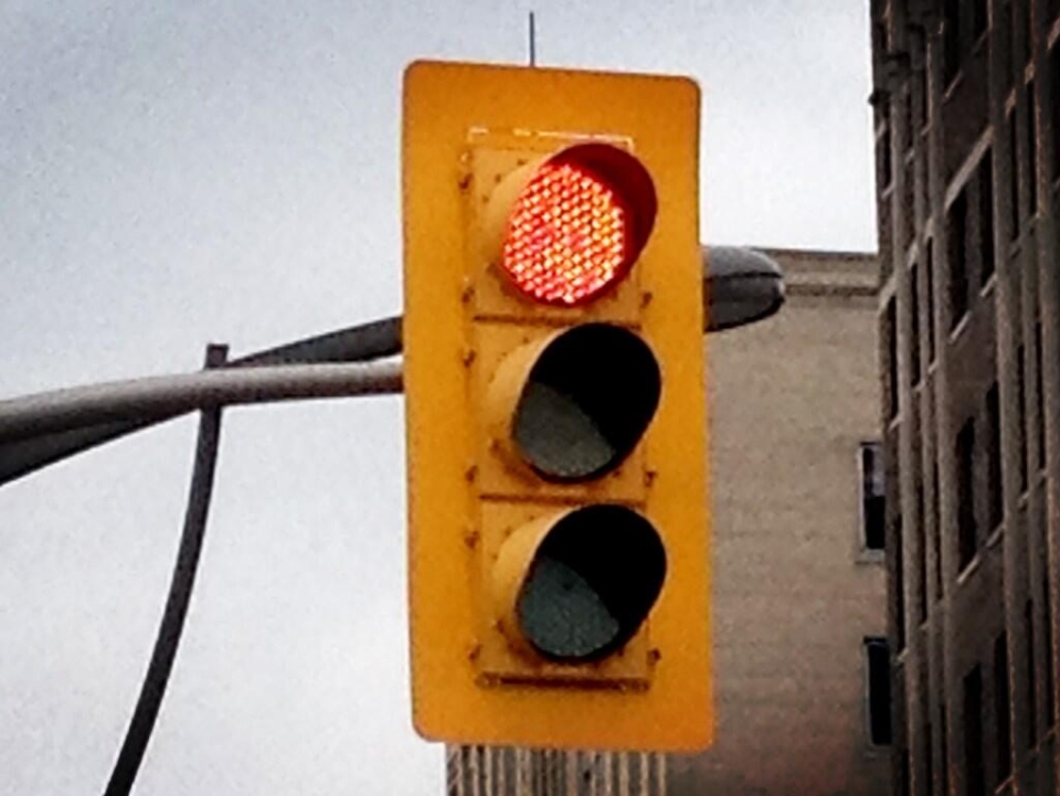 Traffic light in Windsor