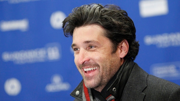 Actor Patrick Dempsey, a cast member in "Flypaper," is interviewed at its premiere during the 2011 Sundance Film Festival in Park City, Utah, on Friday, Jan. 28, 2011. (AP / Danny Moloshok)