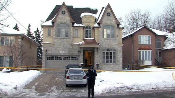 A man in his 50s was stabbed twice during a home invasion at a North York home Saturday, Jan. 29, 2011, resulting in non-life threatening injuries.