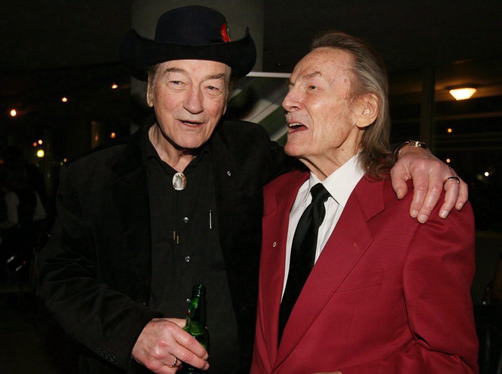 Tom Connors & Gordon Lighfoot in Nov. 2009