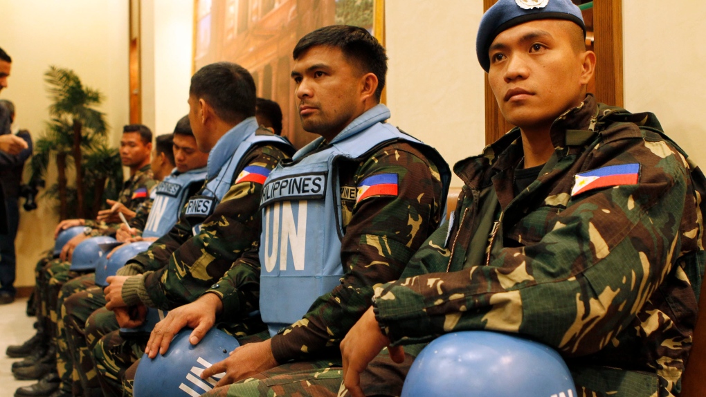 Filipino United Nations (UN) peacekeepers
