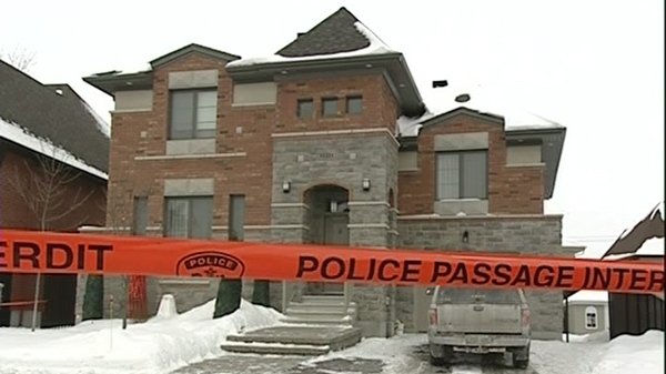 The body of a 44-year-old man was found in this house in Riviere des Prairies Monday evening (Jan. 31, 2011)