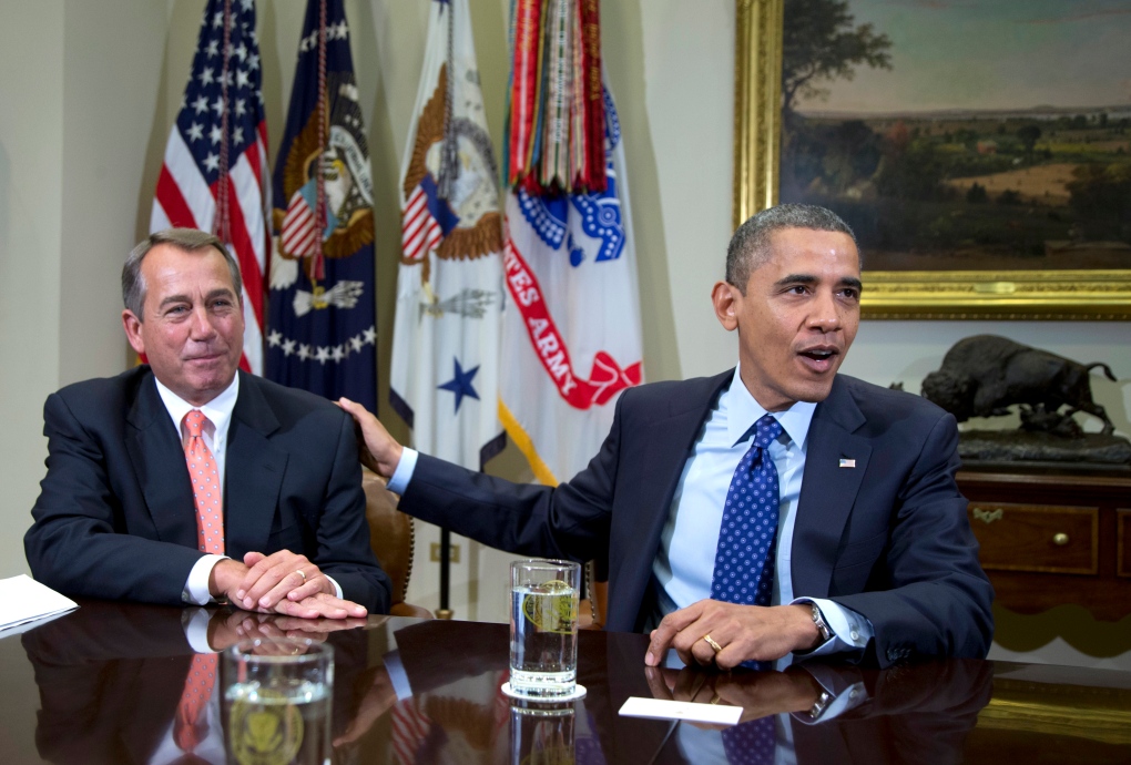 Obama and Boehner on Nov. 16, 2012.