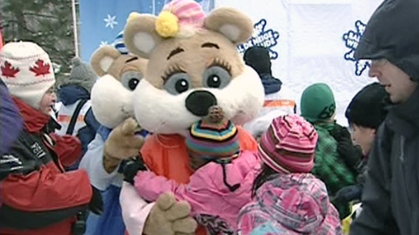 The Ice Hogs help kick off the 33rd edition of Winterlude, Friday, Feb. 4, 2011.