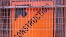 A construction sign is seen in this file photo in Windsor, Ont., on Nov. 19, 2012. (Melanie Borrelli / CTV Windsor) 