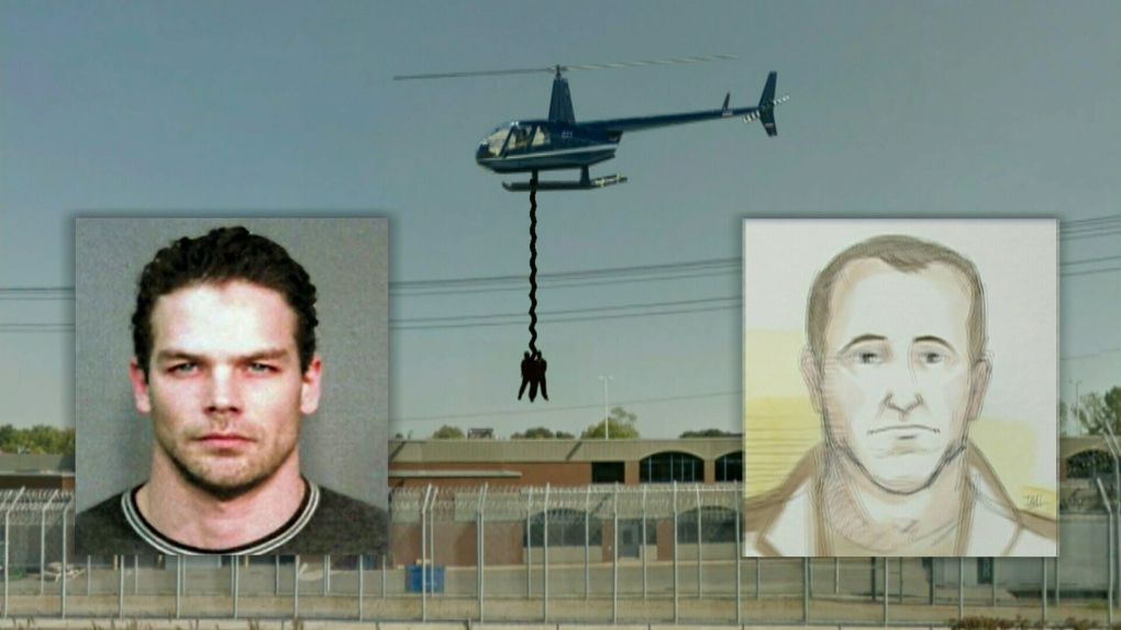 The helicopter used in a dramatic jailbreak attemp