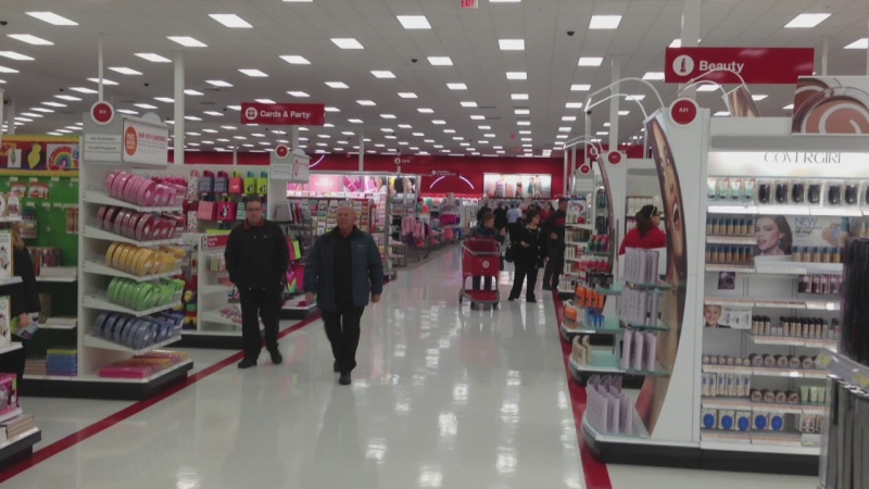 Shoppers browse the isles at Windsor's new Target store in Devonshire Mall on Tuesday, March 19, 2013. (Dan Appleby / CTV Windsor)