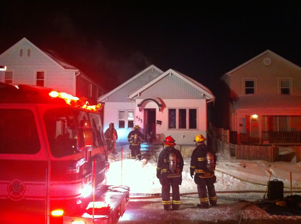 Crews responded to a house fire on Magnus Avenue.