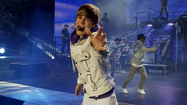 Justin Bieber stars in Paramount Pictures' 'Justin Bieber: Never Say Never.'