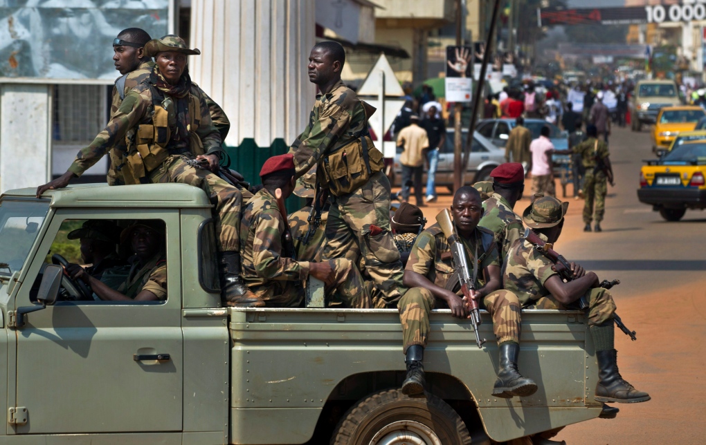 Govn't security forces in Central African Republic