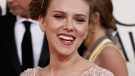 Scarlett Johansson arrives for the Golden Globe Awards Sunday, Jan. 16, 2011, in Beverly Hills, Calif. (AP / Matt Sayles)