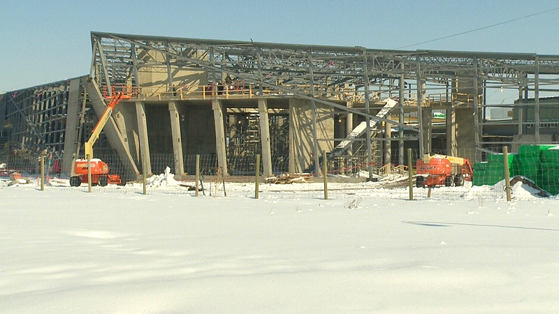 Clareview arena under construction