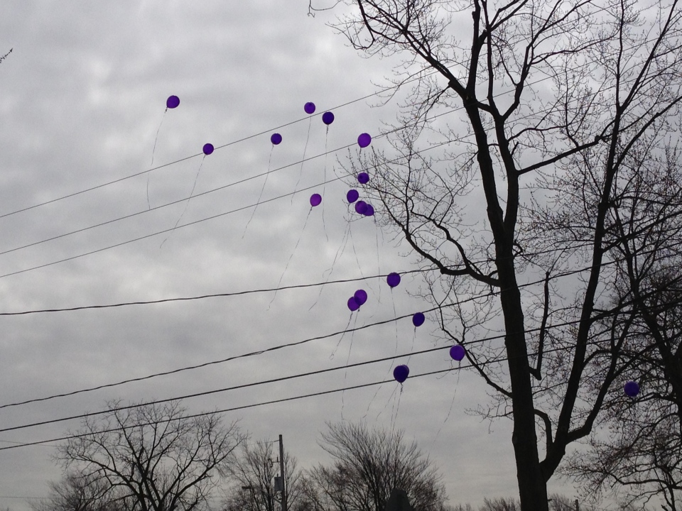 Balloons for Aja Chandler