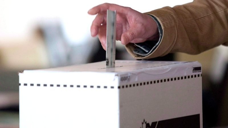 A man casts his vote for the 2011 federal election in Toronto in this file photo. (Chris Young/THE CANADIAN PRESS)