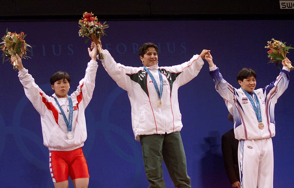 Gold medalist Soraya Jimenez of Mexico