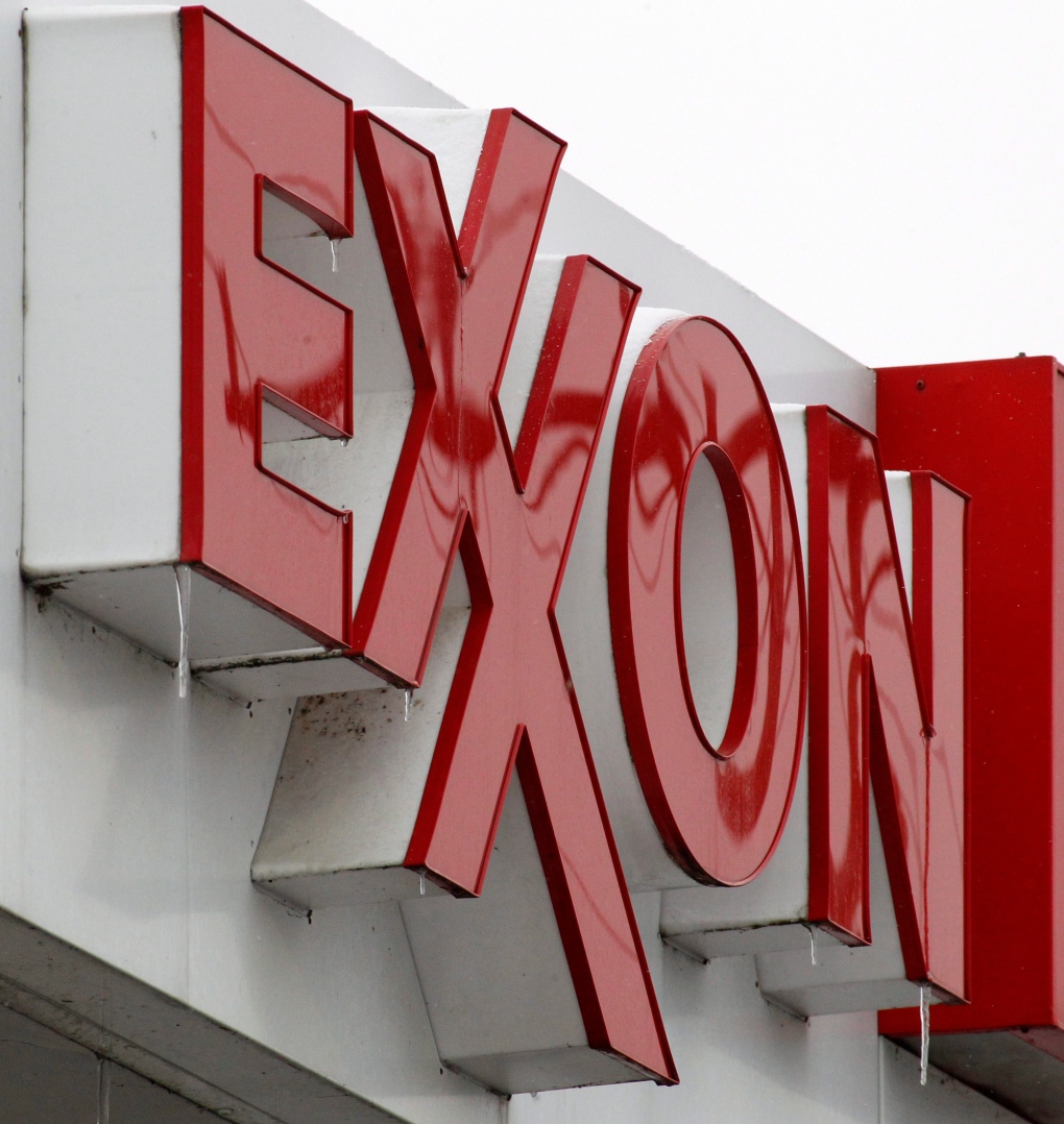 Exxon sign in Carnegie, Pa.