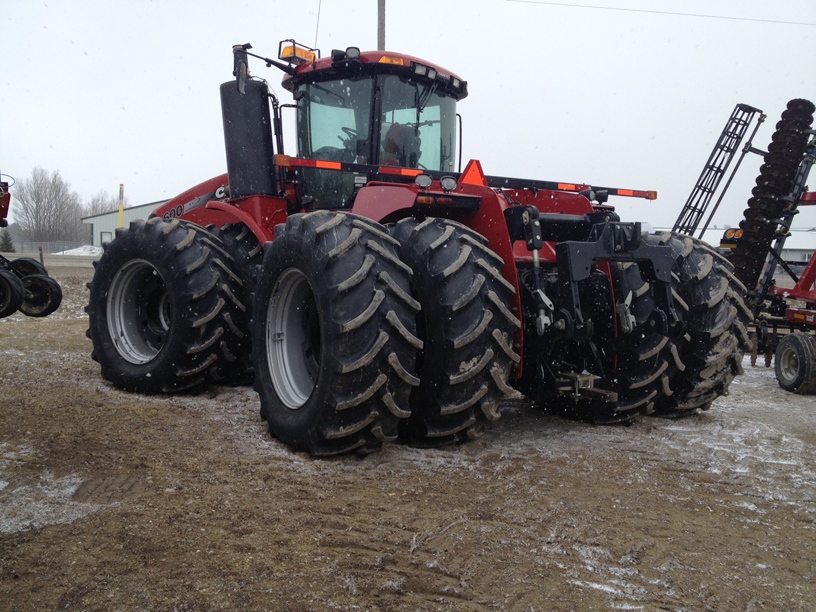 Tractor with big tires