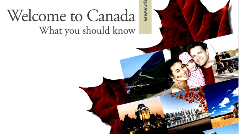 'Welcome to Canada' immigration guide cover