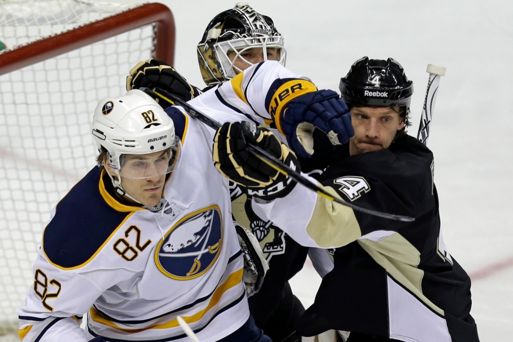 The Buffalo Sabres beat the Pittsburgh Penguin 4-1