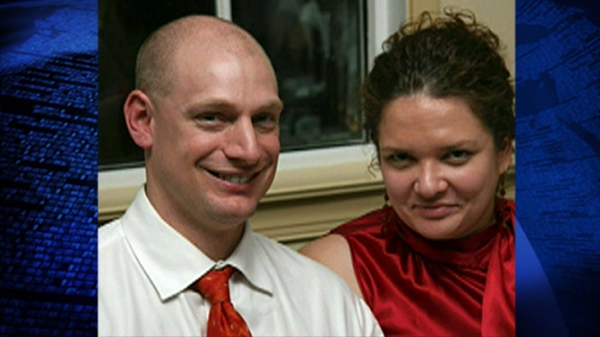 Peter Michael Jong and his wife, Tamara, are shown in this undated video image.
