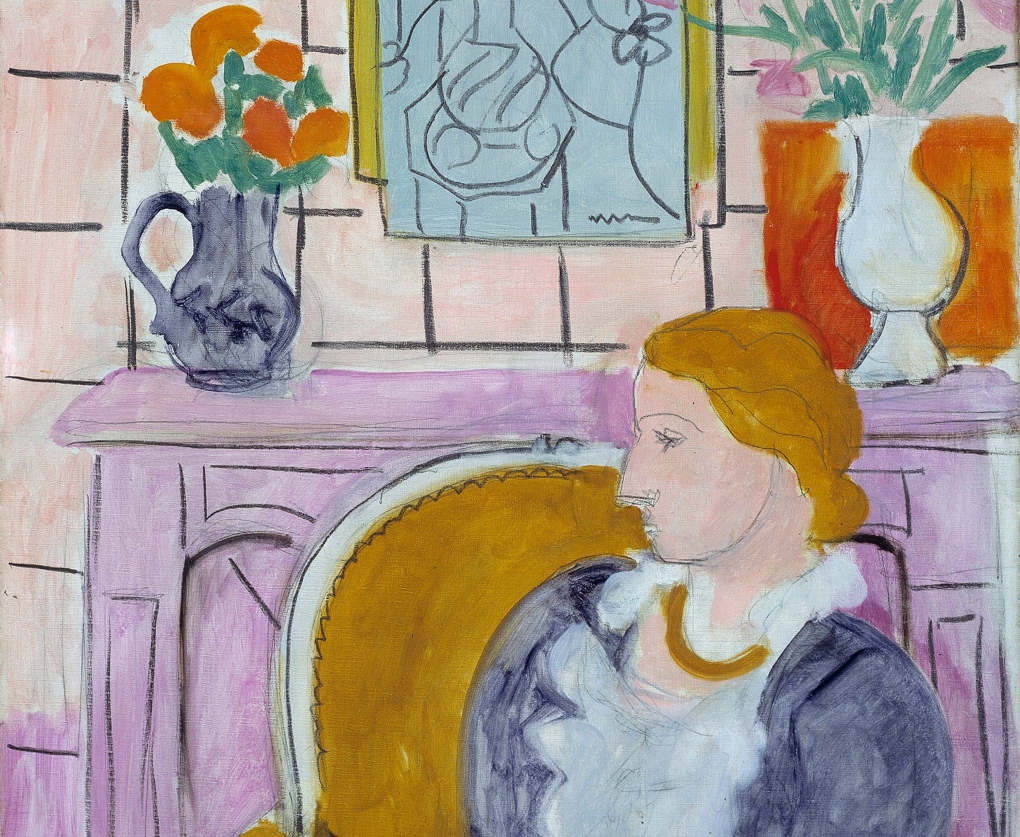 Matisse's 'Blue Dress in a Yellow Arm Chair" 