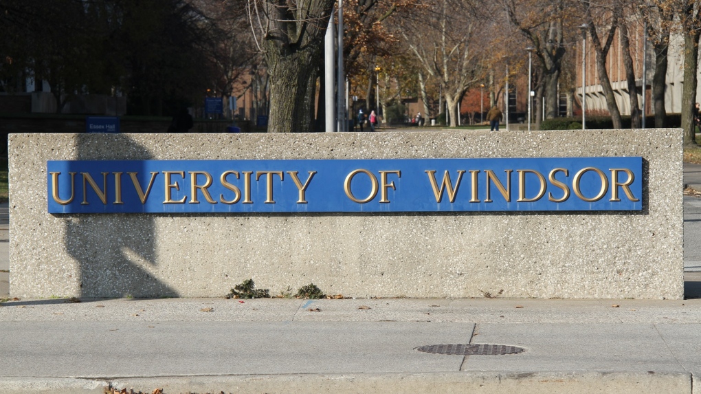 University of Windsor sign